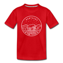 Kentucky Toddler T-Shirt - State Design Kentucky Toddler Tee - red