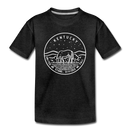 Kentucky Toddler T-Shirt - State Design Kentucky Toddler Tee - charcoal gray