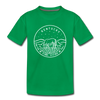 Kentucky Toddler T-Shirt - State Design Kentucky Toddler Tee - kelly green