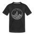Illinois Toddler T-Shirt - State Design Illinois Toddler Tee - black