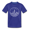 Illinois Toddler T-Shirt - State Design Illinois Toddler Tee - royal blue