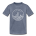 Illinois Toddler T-Shirt - State Design Illinois Toddler Tee - heather blue
