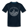 Illinois Toddler T-Shirt - State Design Illinois Toddler Tee - deep navy