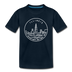 Illinois Toddler T-Shirt - State Design Illinois Toddler Tee - deep navy
