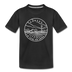 Kansas Toddler T-Shirt - State Design Kansas Toddler Tee - black