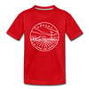 Kansas Toddler T-Shirt - State Design Kansas Toddler Tee - red