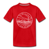 Kansas Toddler T-Shirt - State Design Kansas Toddler Tee - red
