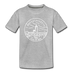 Massachusetts Toddler T-Shirt - State Design Massachusetts Toddler Tee - heather gray