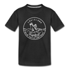 Louisiana Toddler T-Shirt - State Design Louisiana Toddler Tee - black