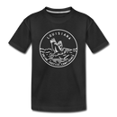 Louisiana Toddler T-Shirt - State Design Louisiana Toddler Tee - black