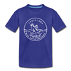 Louisiana Toddler T-Shirt - State Design Louisiana Toddler Tee - royal blue
