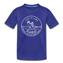 Louisiana Toddler T-Shirt - State Design Louisiana Toddler Tee - royal blue
