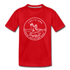 Louisiana Toddler T-Shirt - State Design Louisiana Toddler Tee - red