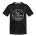 Louisiana Toddler T-Shirt - State Design Louisiana Toddler Tee - charcoal gray