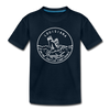 Louisiana Toddler T-Shirt - State Design Louisiana Toddler Tee - deep navy