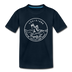 Louisiana Toddler T-Shirt - State Design Louisiana Toddler Tee - deep navy