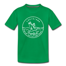 Louisiana Toddler T-Shirt - State Design Louisiana Toddler Tee - kelly green