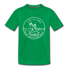 Louisiana Toddler T-Shirt - State Design Louisiana Toddler Tee - kelly green