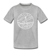 Maine Toddler T-Shirt - State Design Maine Toddler Tee - heather gray