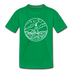 Maine Toddler T-Shirt - State Design Maine Toddler Tee - kelly green