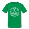 Maine Toddler T-Shirt - State Design Maine Toddler Tee - kelly green
