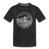 Michigan Toddler T-Shirt - State Design Michigan Toddler Tee - black