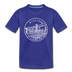 Michigan Toddler T-Shirt - State Design Michigan Toddler Tee - royal blue