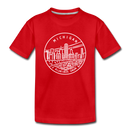 Michigan Toddler T-Shirt - State Design Michigan Toddler Tee - red