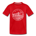 Michigan Toddler T-Shirt - State Design Michigan Toddler Tee - red