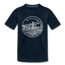 Michigan Toddler T-Shirt - State Design Michigan Toddler Tee - deep navy