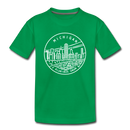 Michigan Toddler T-Shirt - State Design Michigan Toddler Tee - kelly green