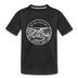 Mississippi Toddler T-Shirt - State Design Mississippi Toddler Tee - black