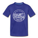 Mississippi Toddler T-Shirt - State Design Mississippi Toddler Tee - royal blue