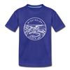 Mississippi Toddler T-Shirt - State Design Mississippi Toddler Tee - royal blue