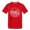 Mississippi Toddler T-Shirt - State Design Mississippi Toddler Tee - red