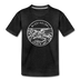 Mississippi Toddler T-Shirt - State Design Mississippi Toddler Tee - charcoal gray