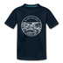 Mississippi Toddler T-Shirt - State Design Mississippi Toddler Tee - deep navy