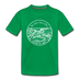Mississippi Toddler T-Shirt - State Design Mississippi Toddler Tee - kelly green
