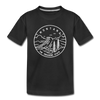 Montana Toddler T-Shirt - State Design Montana Toddler Tee - black