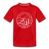 Montana Toddler T-Shirt - State Design Montana Toddler Tee - red