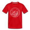 Montana Toddler T-Shirt - State Design Montana Toddler Tee - red