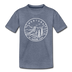 Montana Toddler T-Shirt - State Design Montana Toddler Tee - heather blue