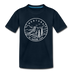Montana Toddler T-Shirt - State Design Montana Toddler Tee - deep navy