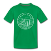 Montana Toddler T-Shirt - State Design Montana Toddler Tee - kelly green