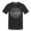 Nevada Toddler T-Shirt - State Design Nevada Toddler Tee - black