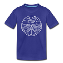 Nevada Toddler T-Shirt - State Design Nevada Toddler Tee - royal blue