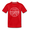 Nevada Toddler T-Shirt - State Design Nevada Toddler Tee - red