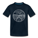 Nevada Toddler T-Shirt - State Design Nevada Toddler Tee - deep navy