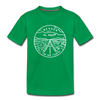 Nevada Toddler T-Shirt - State Design Nevada Toddler Tee - kelly green