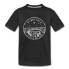 Minnesota Toddler T-Shirt - State Design Minnesota Toddler Tee - black